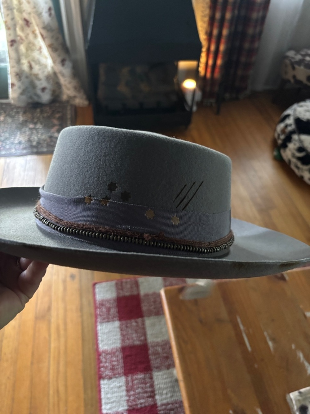 NWT Free People Cosmic Roundtop Hat Size M - Picture 8 of 9